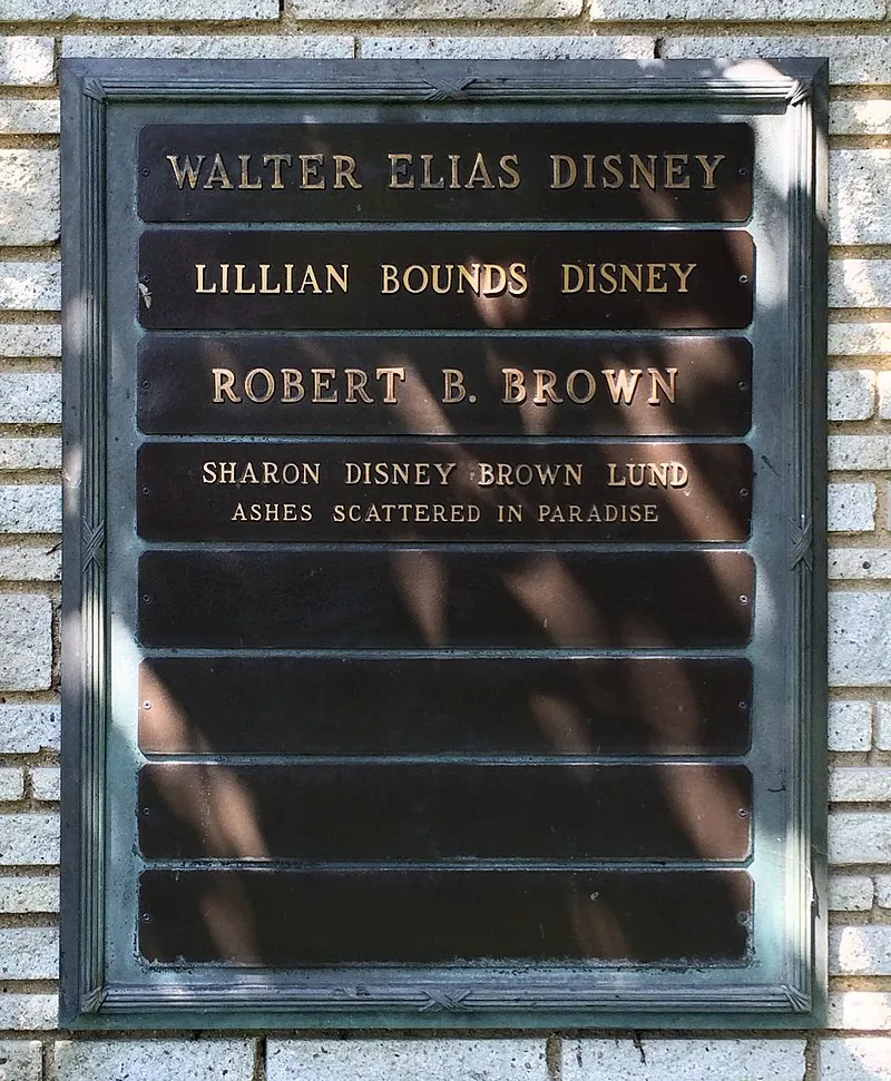 Grave of Walt Disney