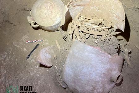 Votive offering found at the Sikait site