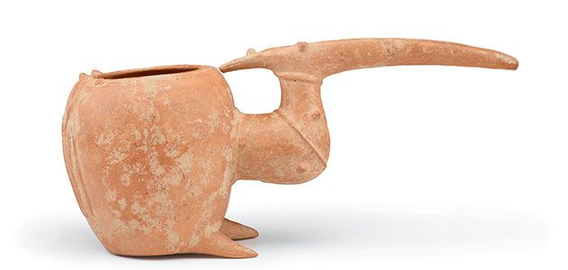 Beak-spouted vessel