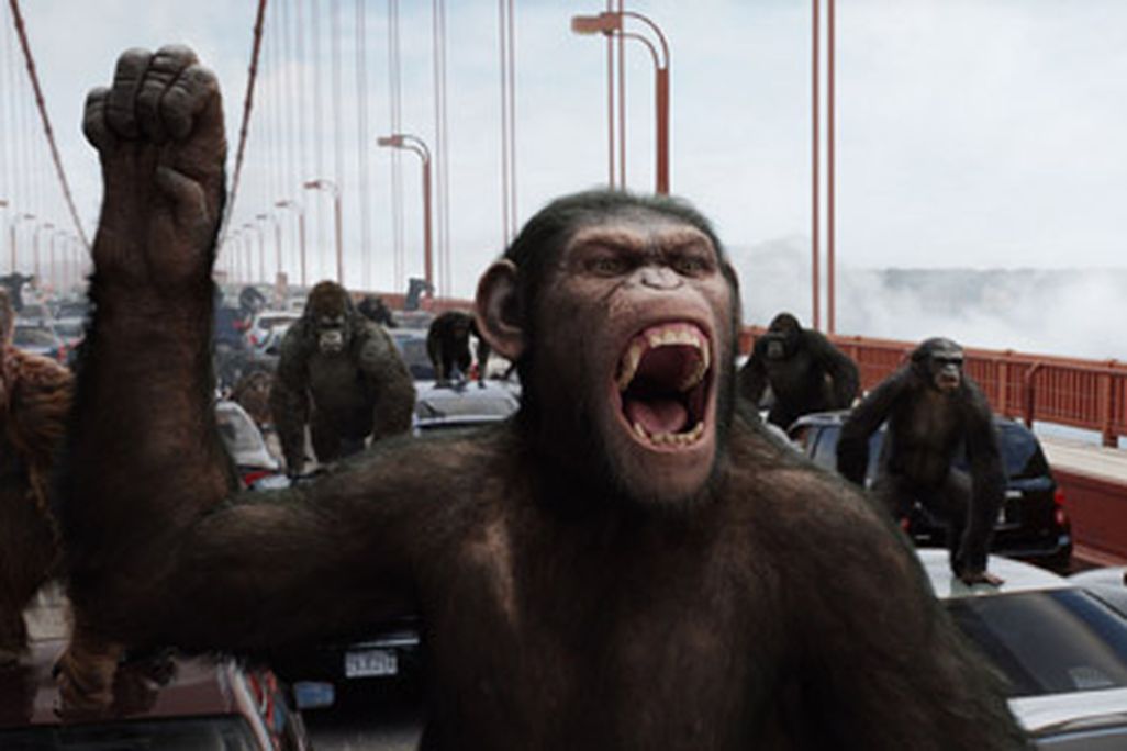 Still from Rise of the Planet of the Apes