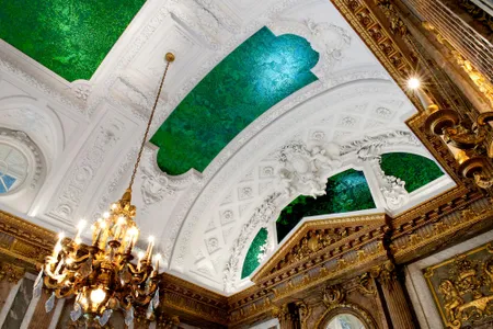 The Royal Palace in Brussels, Belgium, is one of dozens of ceilings featured in the new book "The Art of Looking Up."