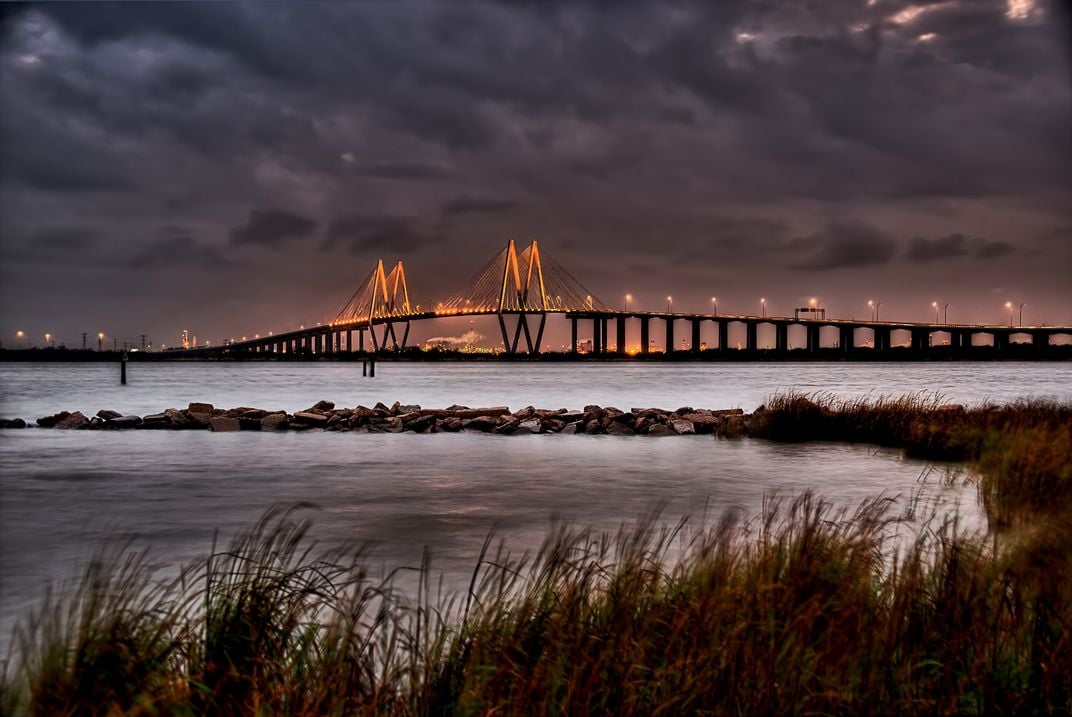 Shooting the Fred Hartman bridge with my family Smithsonian Photo Contest Smithsonian Magazine