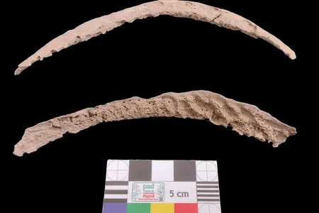 From these upper hip bones, researchers extracted an ancient genome of the bacteria that causes syphilis.