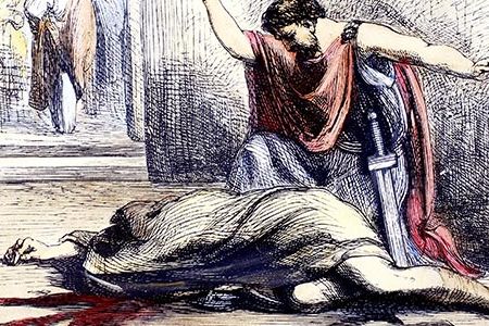 In 44 B.C., dictator-for-life Julius Caesar is assassinated by conspirators led by Marcus Junius Brutus.