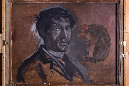 The newly discovered self-portrait by Norman Cornish
