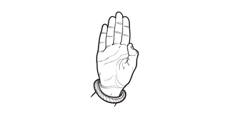 hinduism symbols hand