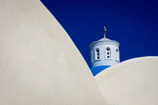 Looking Up At a Blue Domed Church thumbnail