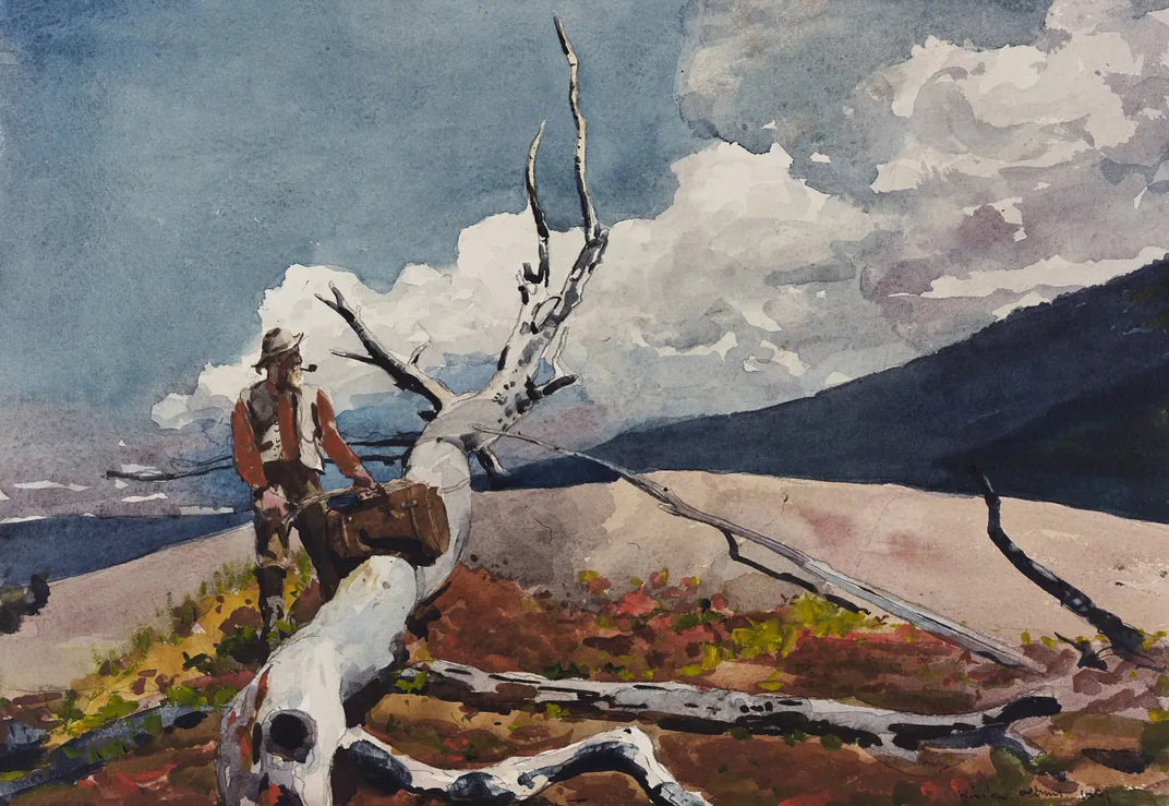 Woodsman and Fallen Tree, 1891