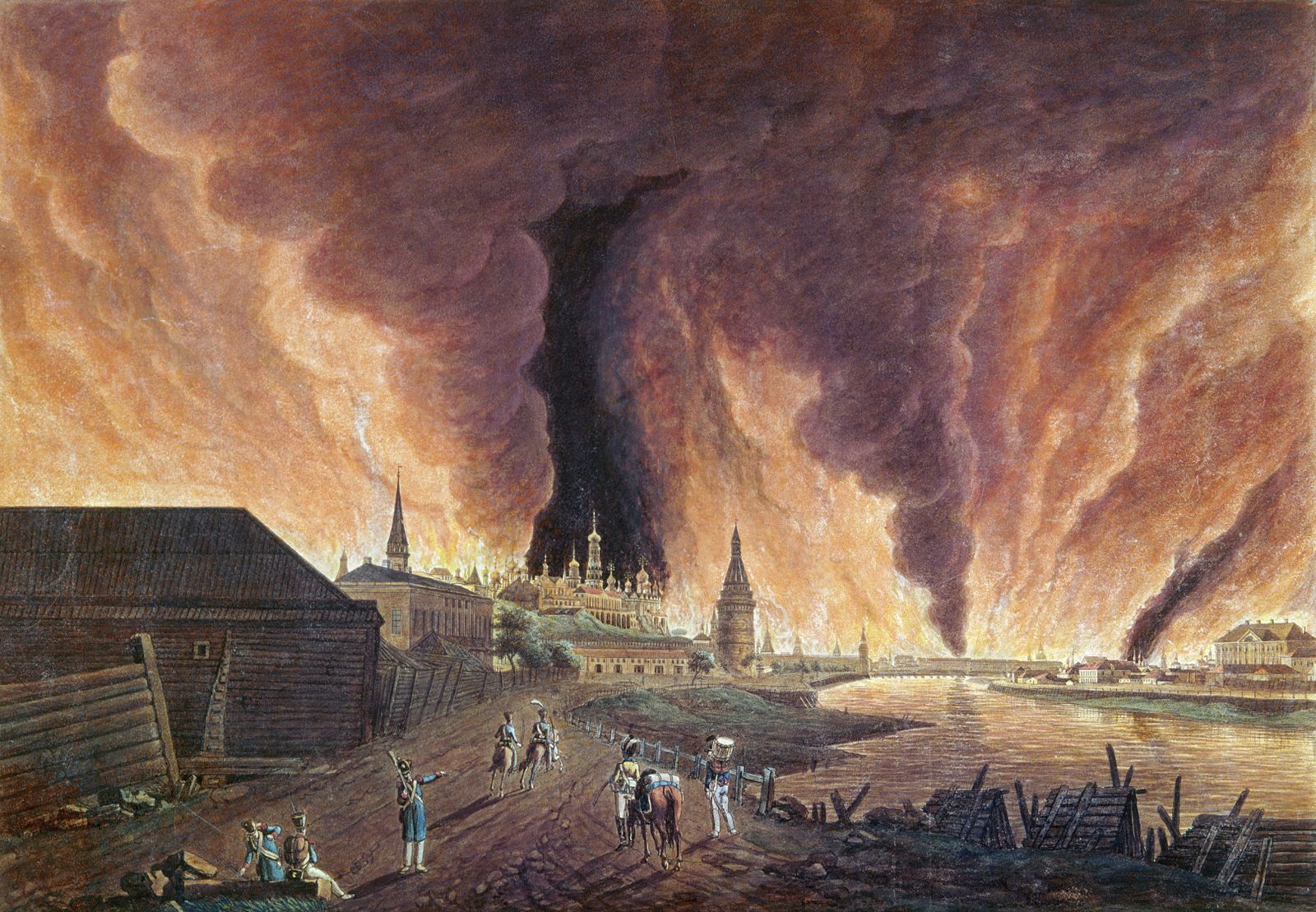 Великий пожар в Москве 1547г