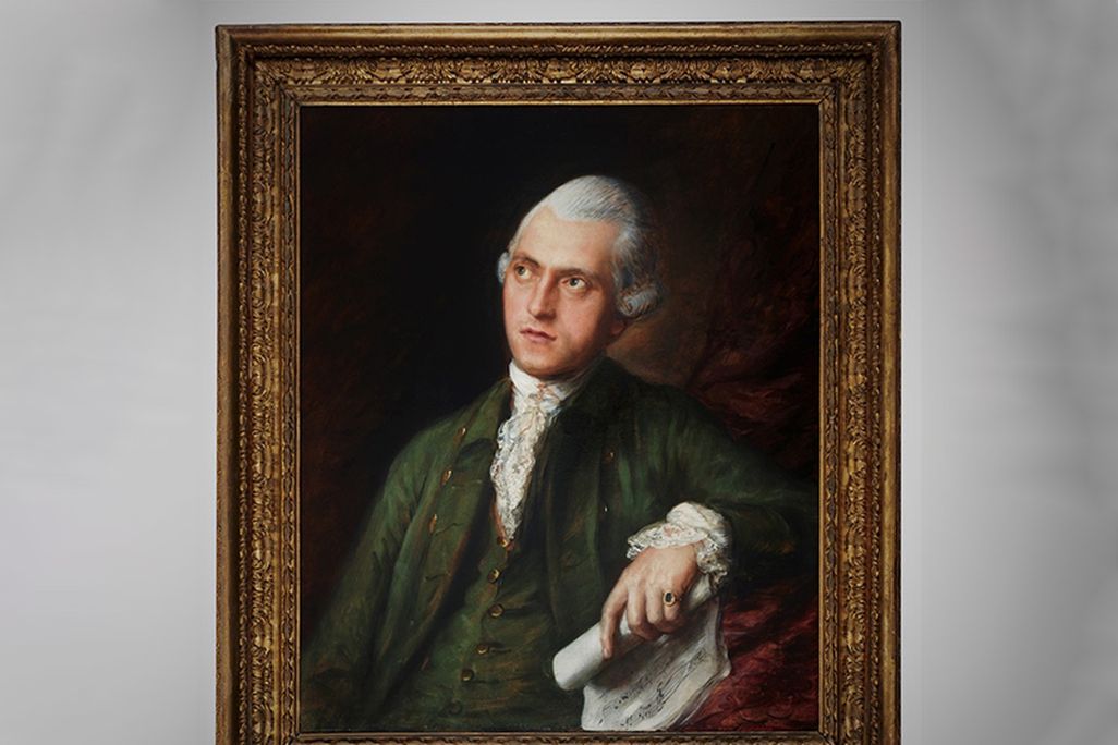 A previously unknown Thomas Gainsborough portrait of composer Antonín Kammel