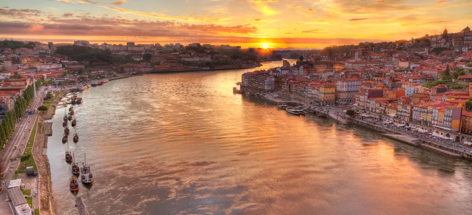  Sunset over the Douro River, Porto 