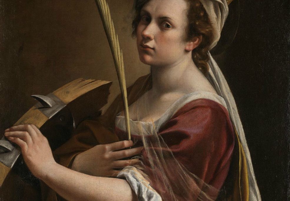 Artemisia Gentileschi Self-Portrait as Saint Catherine of Alexandra