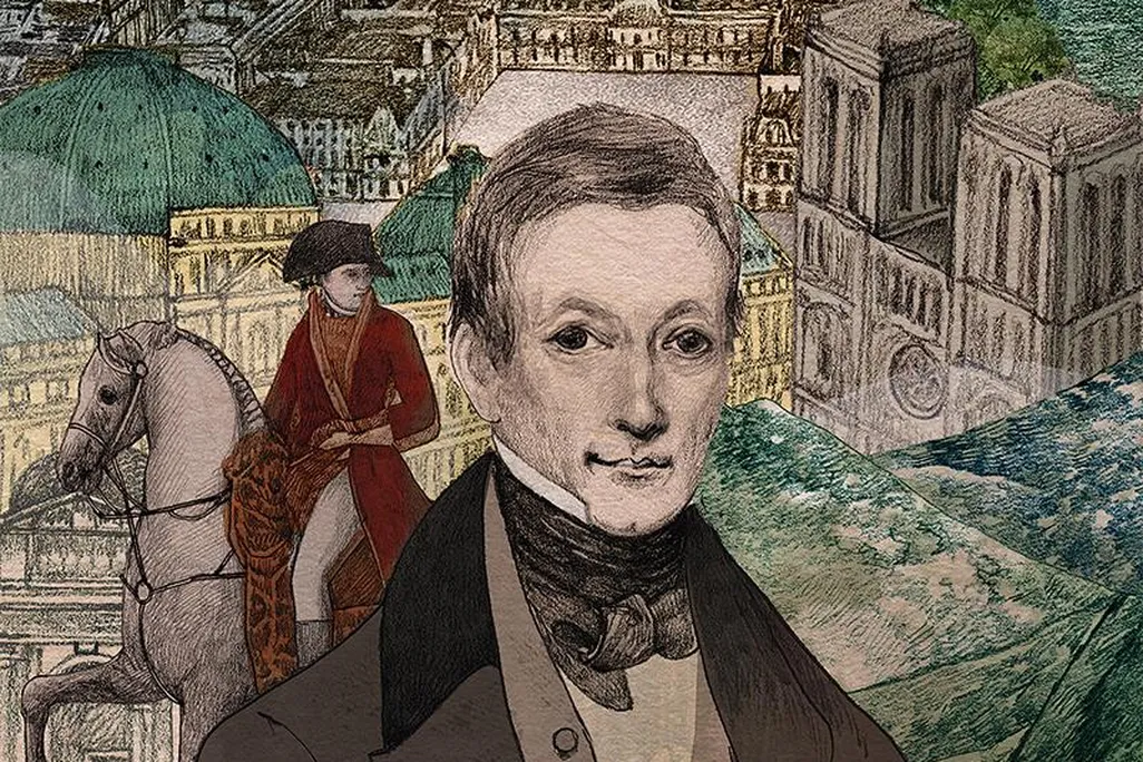 An Illustration of Peter Mark Roget