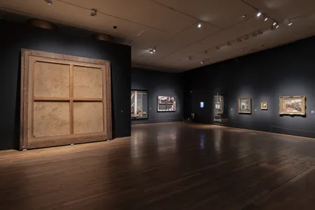 A view of the exhibition galleries of &quot;On the Reverse&quot; at the Prado Museum