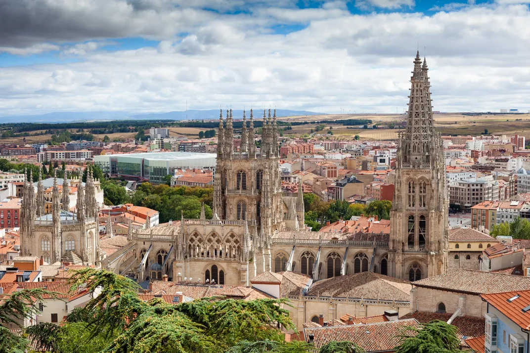 The town of Burgos, along the Camino de Santiago