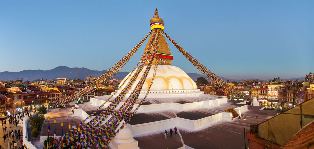 Boudhanath Stupa in Kathmandu, Nepal
