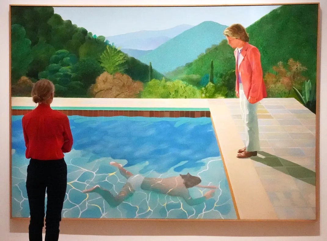 Portrait of an Artist (Pool With Two Figures)