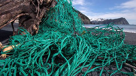 Fishing net at Alaska’s Gore Point