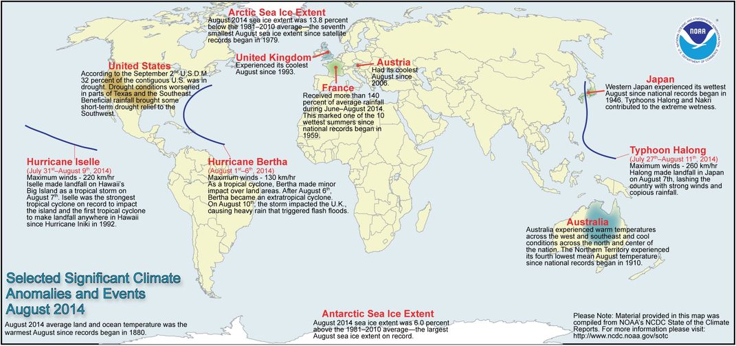 The World Experienced Record-Breaking Weather This August