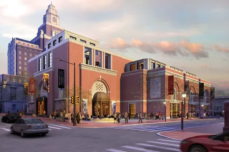 An exterior rendering of the museum, set to open in April 2017.