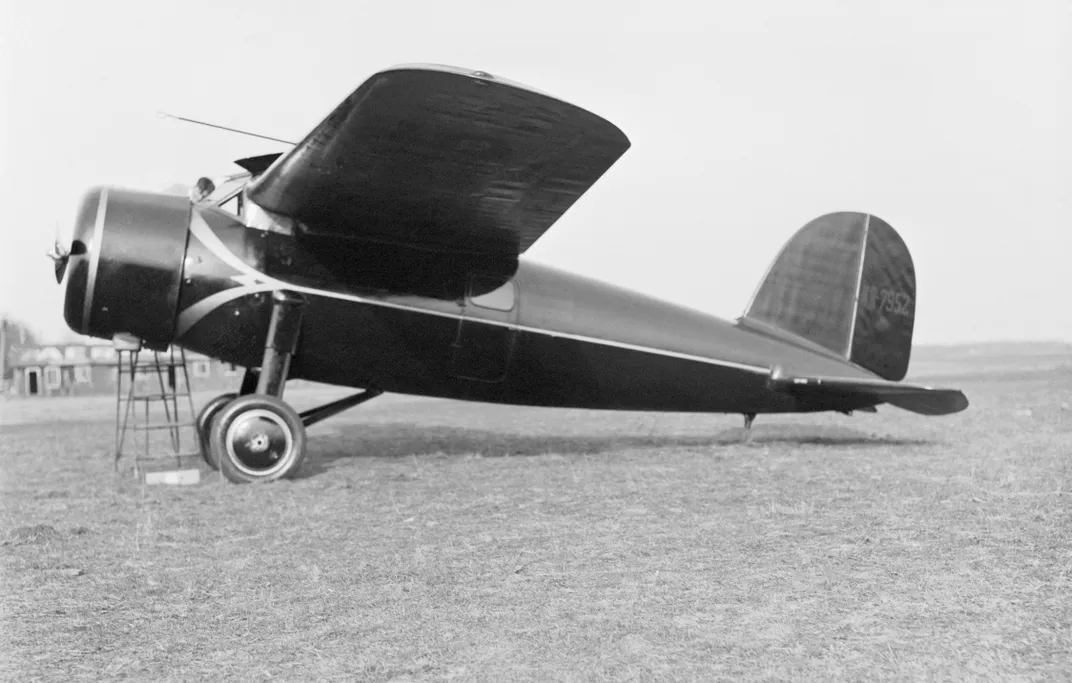 Amelia Earhart's Vega in 1932