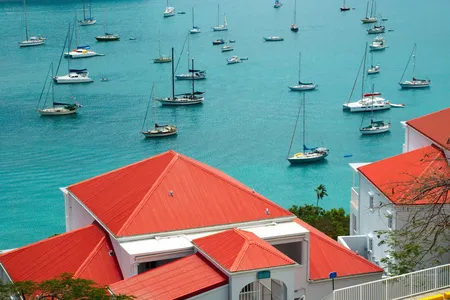 Colorful St. Croix, U.S. Virgin Islands.