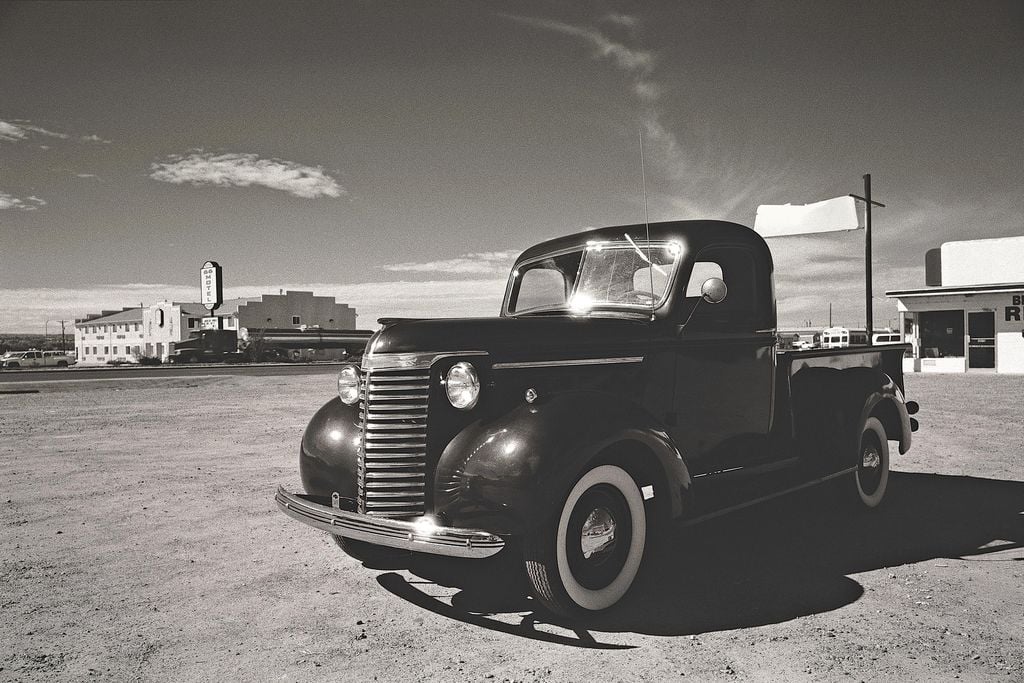 A classic pickup truck