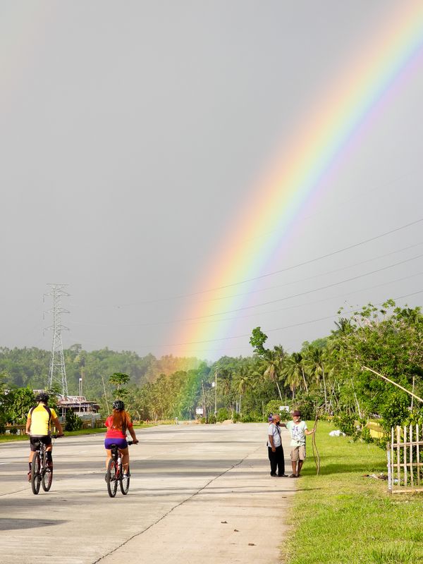 Rainbow and People- Life is Beautiful thumbnail