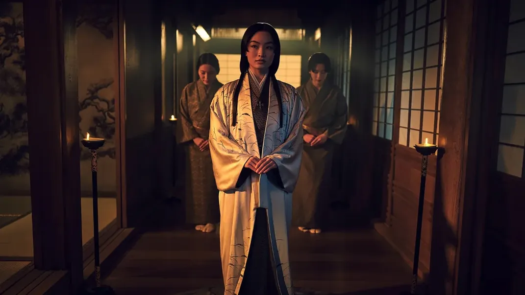 Anna Sawai (center) as Toda Mariko in "Shogun"