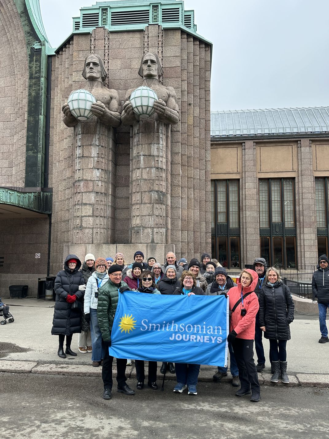 Travelers at Helsinki Train Station Credit: Smithsonian Journeys Expert Steven Williams