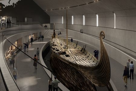 A previously discovered Viking ship from Oseberg features rivets of comparable size