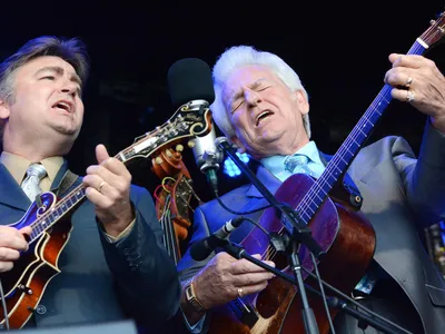 With their dark suits and classic instrumentation, the Del McCoury Band has the look of a classic bluegrass band, but their melodies prove otherwise.