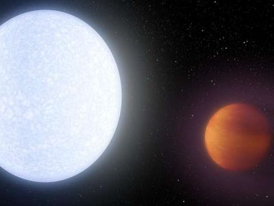 The star KELT-9 and its hellish planet KELT-9b