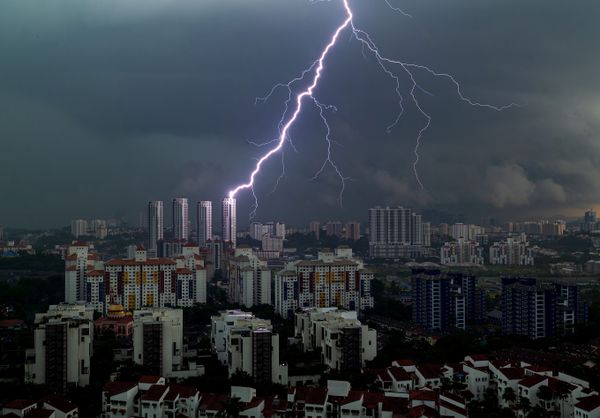Lightning strike on Building thumbnail