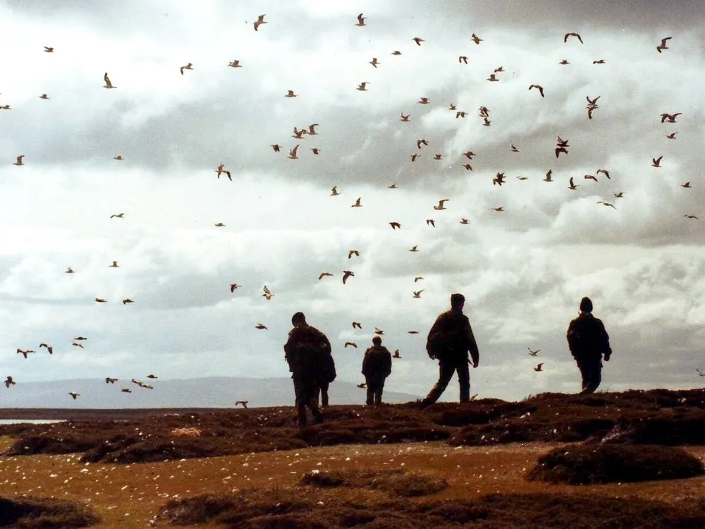 British sailors in the Falklands in 1982