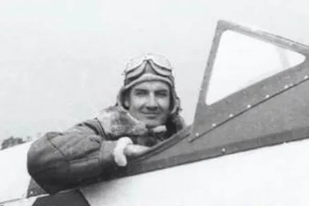 George McGovern training at Hatbox Field, Muskogee, Oklahoma, October 1943.