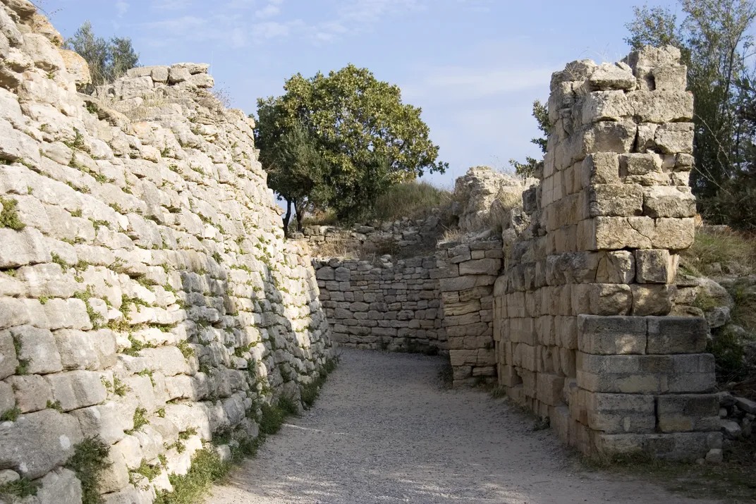 Entrance to the ancient city of Troy
