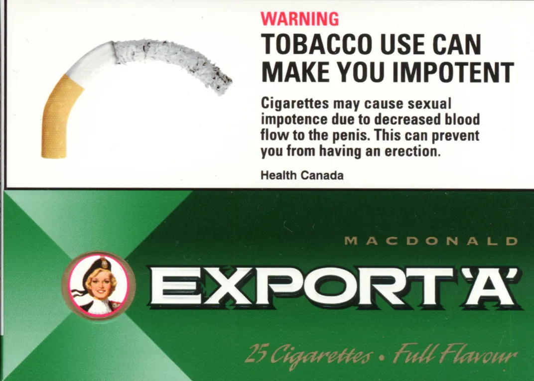 Tobacco warning labels around the world