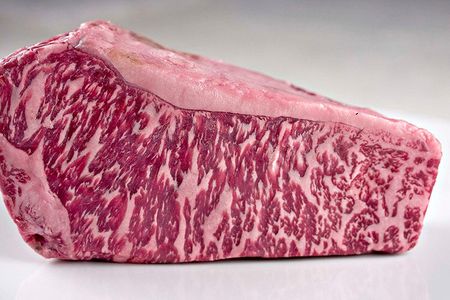 Scientists recreated the famous beef, which is prized for its fat marbling, or sashi.