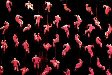 Performers in "Multiverse" during the opening of a 2010 art festival in Kiev