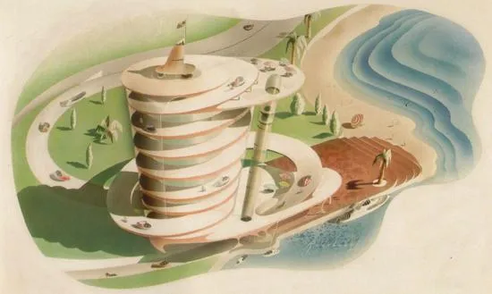 Radebaugh’s “Drive-Up Hotel” circa 1948