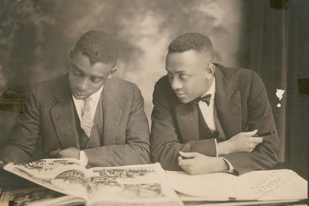 Few oil paintings exist of prominent early-20th century African-Americans (above: Portrait of Clarence Muse and Elliot Carpenter by Woodard's Studio, ca. 1937), but the photographic record is much richer, says Kate Lemay.

