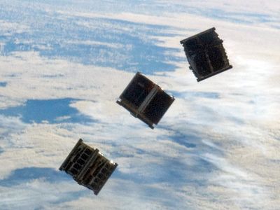 If aliens sent probes the size of these cubesats to observe us from space, our chances of detecting them would be very close to zero.