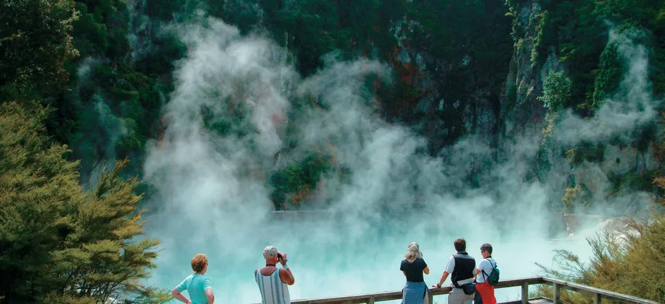  Geothermal area, Rotorua. Credit: Tourism New Zealand