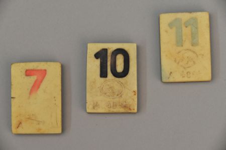 Domino tiles.