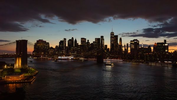 Sunset on Manhattan. thumbnail