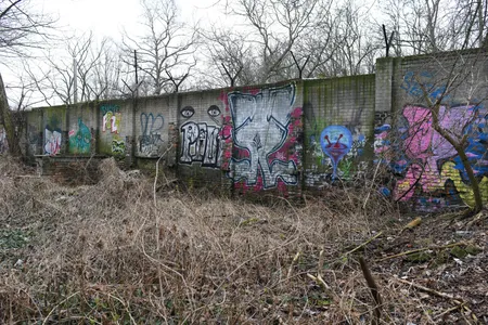 A section of the Berlin Wall in Pankow, the neighborhood where a nearly 200-foot stretch of the historic structure was razed to make way for luxury condos