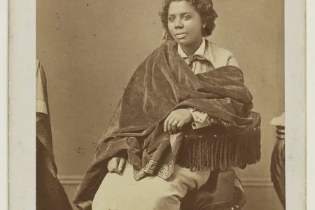 Edmonia Lewis circa 1870, photographed by Henry Rocher