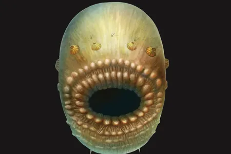 An artist's recreation of what the ancient creature looked like.
