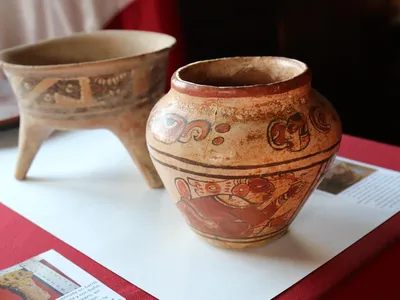 The vase dates to the Maya Classic period,&nbsp;which lasted from around 250 to 900 C.E.